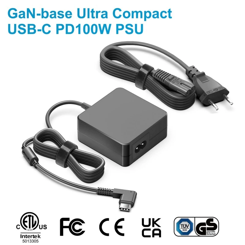 Zasilacz GaN Square PD USB-C o mocy 100 W