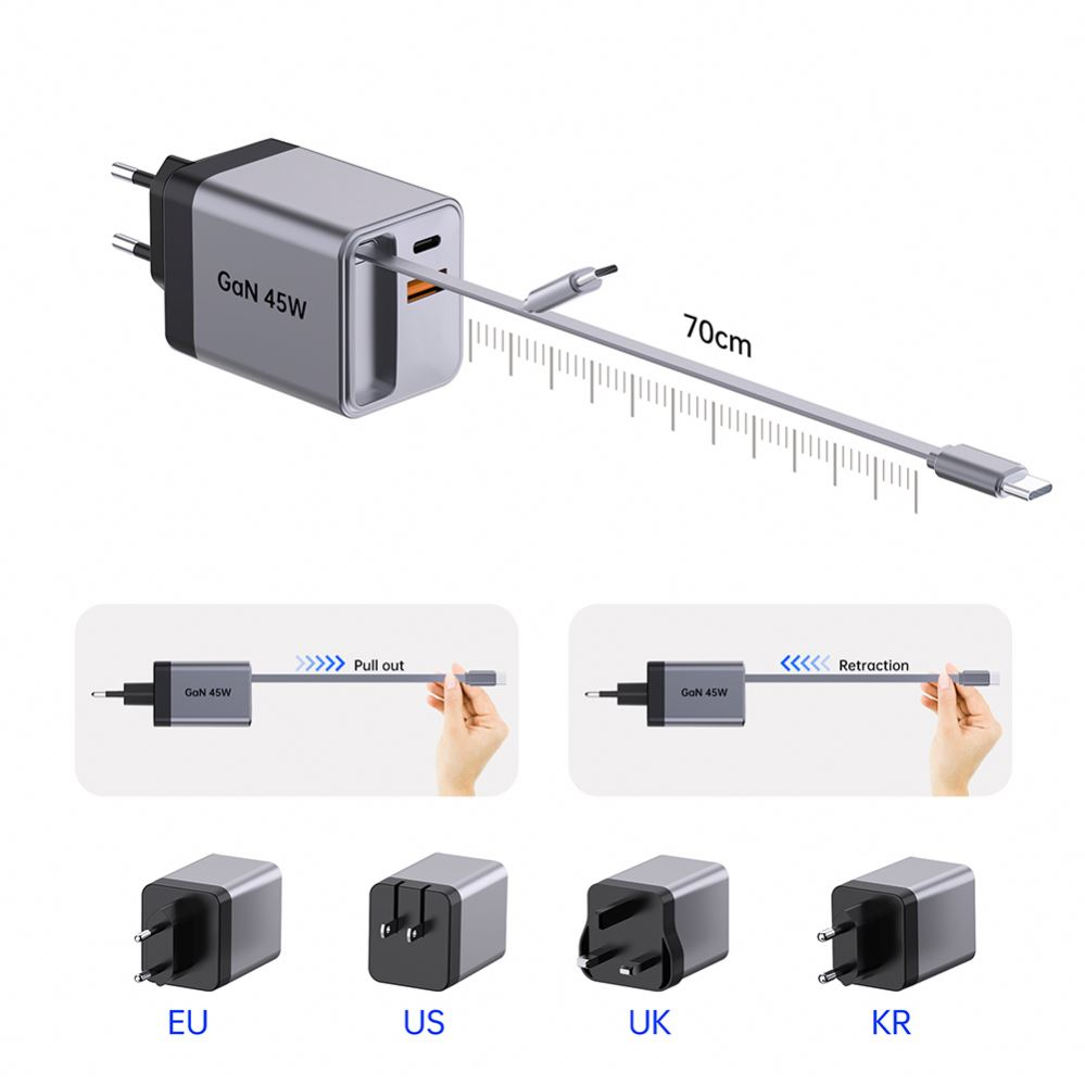 Nowy faworyt do szybkiego ładowania: chowane szybkie ładowanie