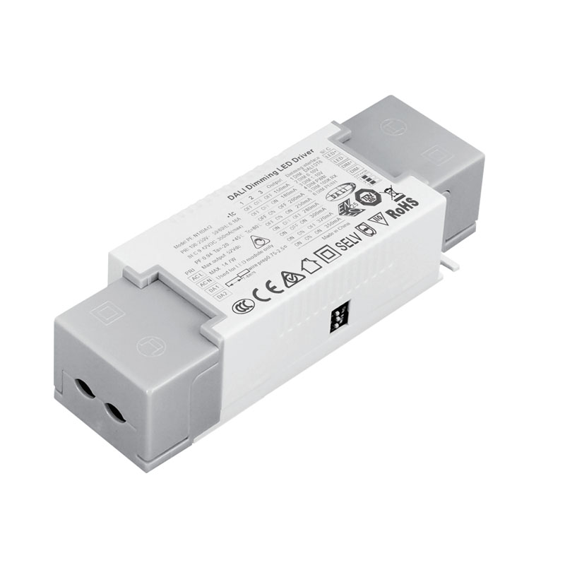 Sterownik LED o mocy 20 W, stałoprądowy DALI i ściemnialny