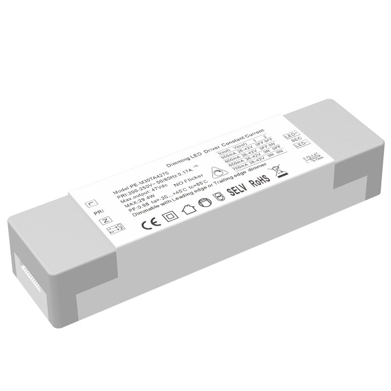 Sterownik LED o mocy 40 W, z możliwością ściemniania przy użyciu triaka, o mocy stałego prądu