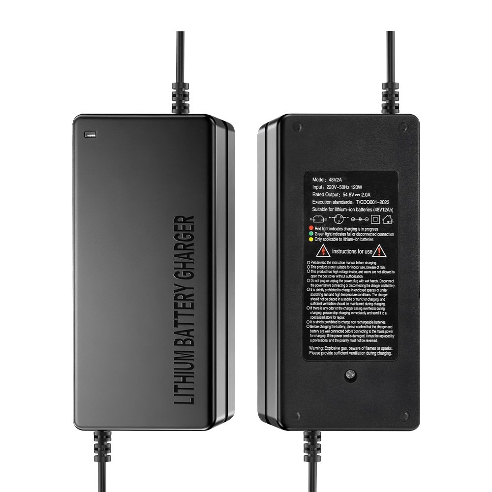 Ładowarka akumulatorów litowych 48 V i 120 W