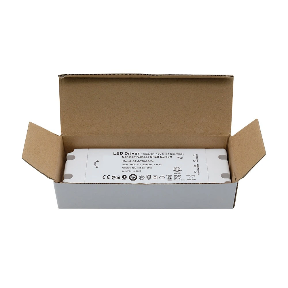 Ultracienki, ściemnialny sterownik LED o mocy 60 W i triaku