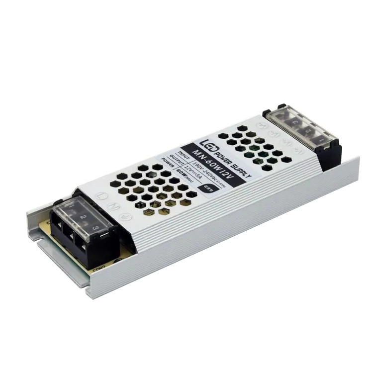60W ultra cienki zasilacz przełączający