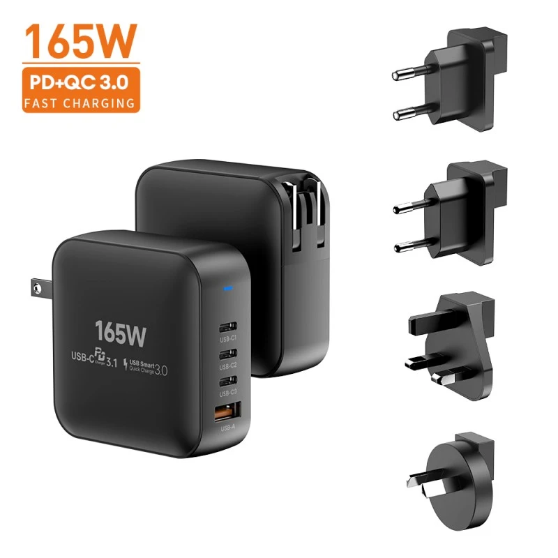 Szybka ładowarka Gan o mocy 165 W